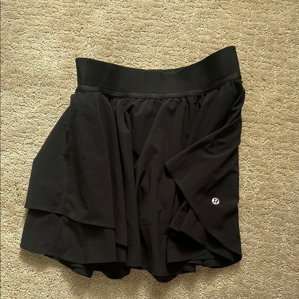 Lululemon Athletica Black Mini Skirt